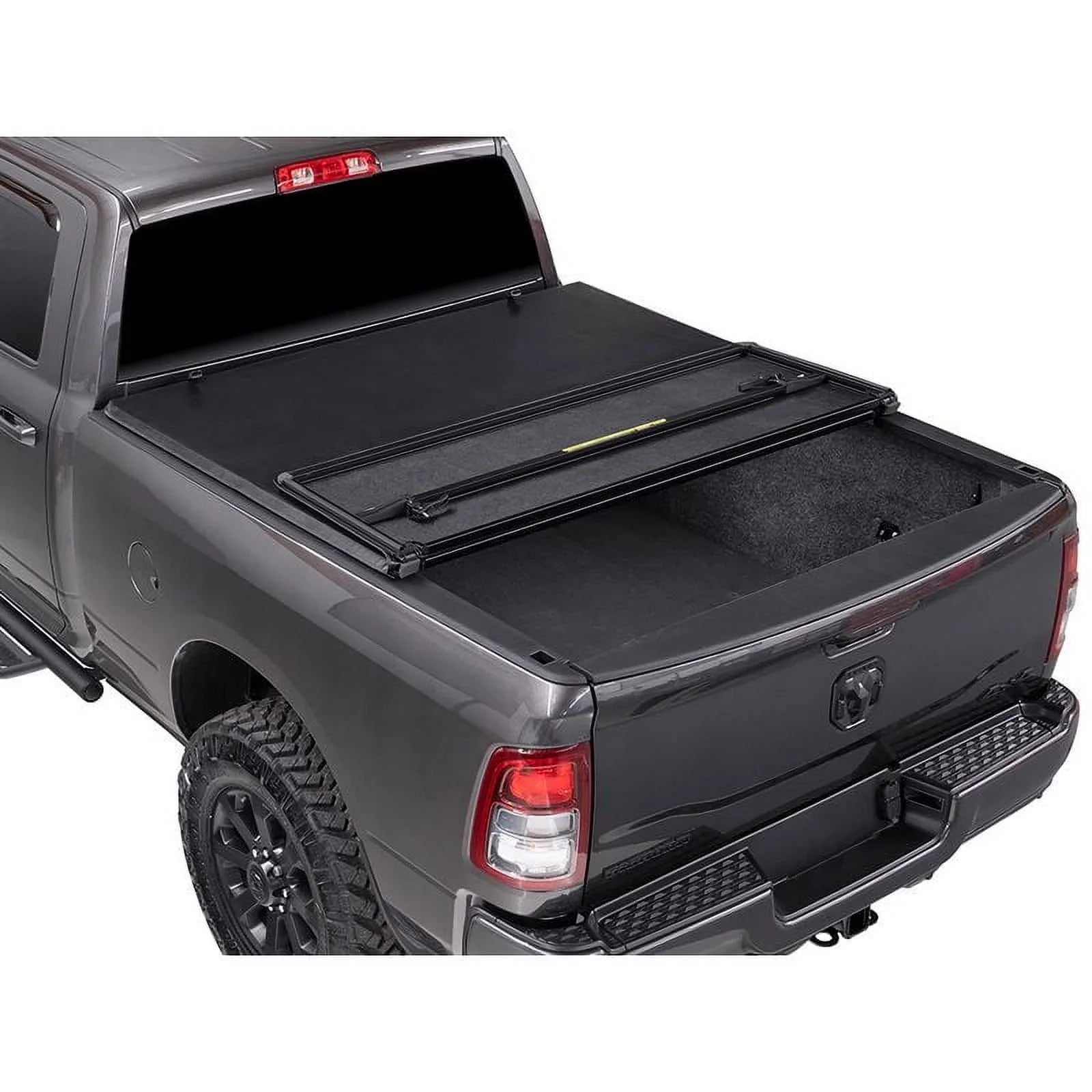 Tonno Pro Hard Fold, Hard Folding Truck Bed Tonneau Cover | HF-260 | Fits 2019 - 2023 Dodge Ram 1500/2500/3500 6' 4" Bed (76.3")