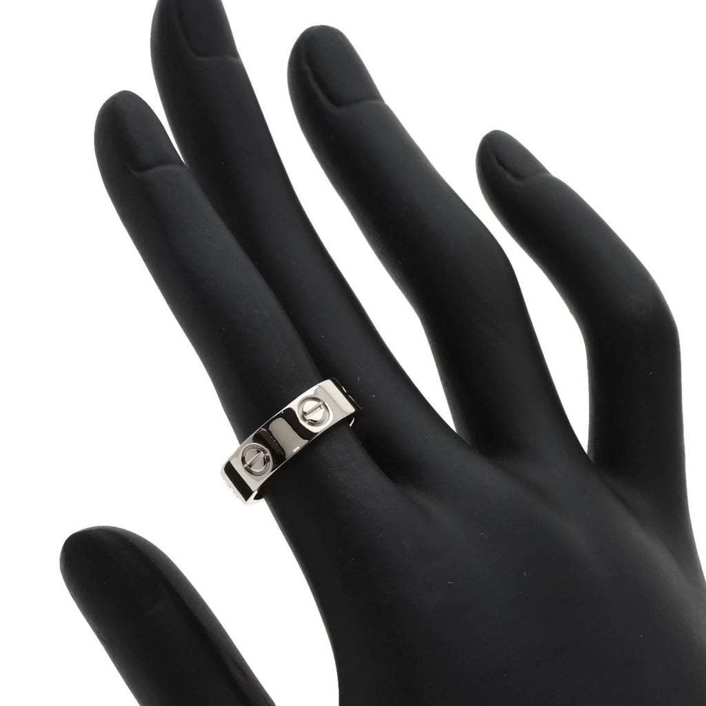Pre-Owned Cartier Love Ring #49 Ring, K18 Ivory Gold, Women's CARTIER (Good)