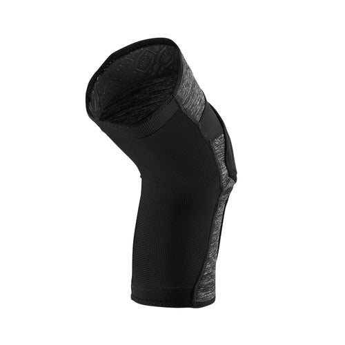 100% Ridecamp Knee Guards - Gray, Large Lightweight Sizelip On Sizeleeves