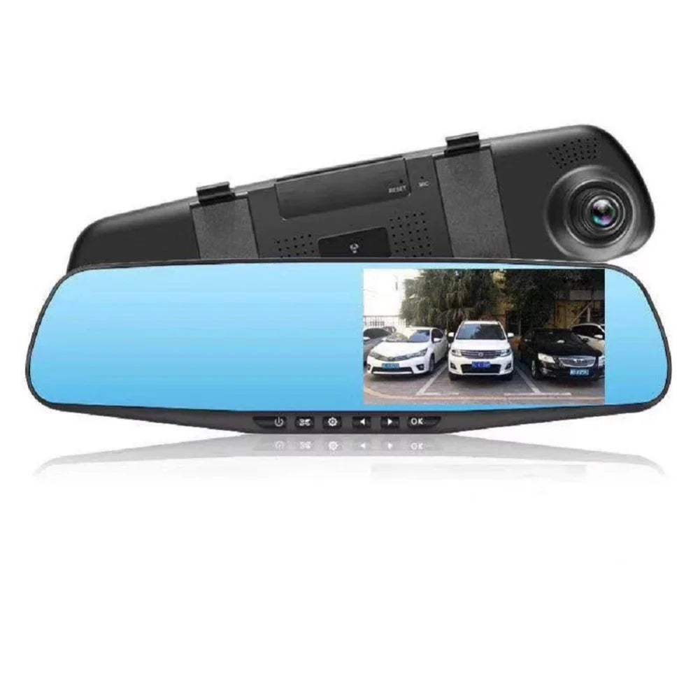 Driving recorder 4.3 inch HD 1080P night vision rear view car video recorder DVR
