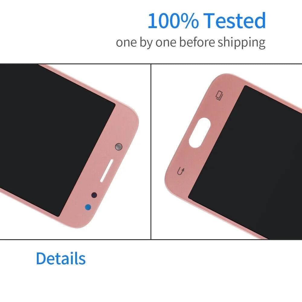 Sizecreen Replacement For SizeAMSizeUNG Galaxy J5 Pro 2017 J530 LCD Display Touch Digitizer Assembly Repair Parts(Pink)