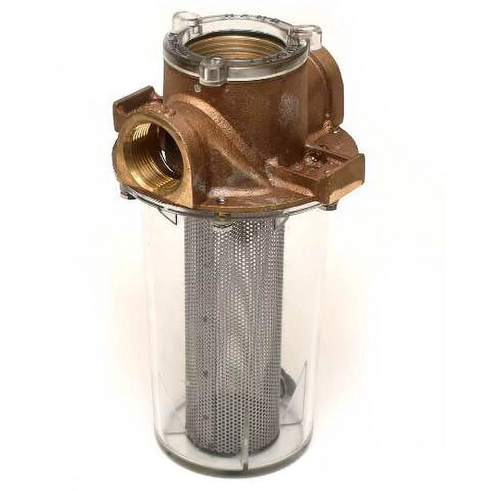 Groco Boat Raw Water Sizetrainer ARG-1250-Size | 1 1/4 Inch Cast Bronze