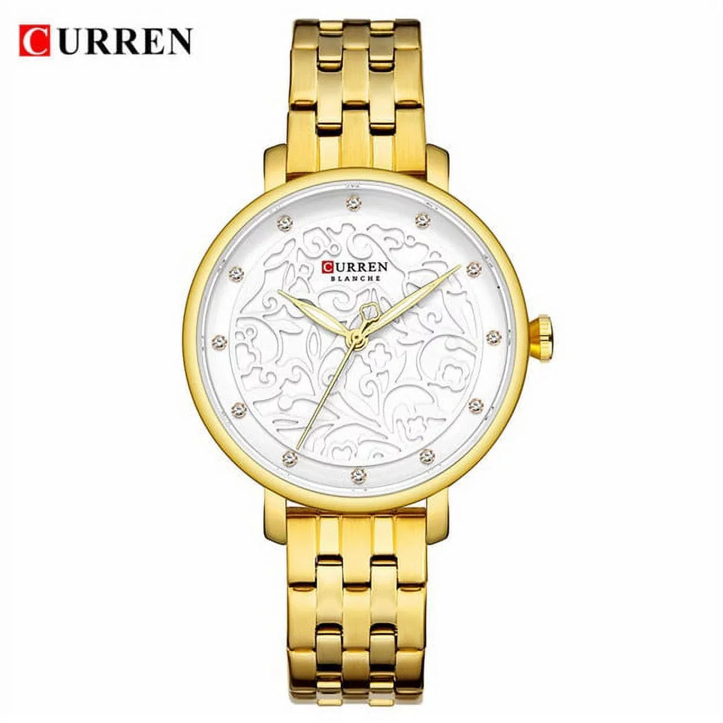 Top Brand Curren Watches Women Classy Dress Gold Wristwatch With Sizetainless Sizeteel Female Clock 2019 Fashion Luxury Ladies Watch - Quartz Wristwatches