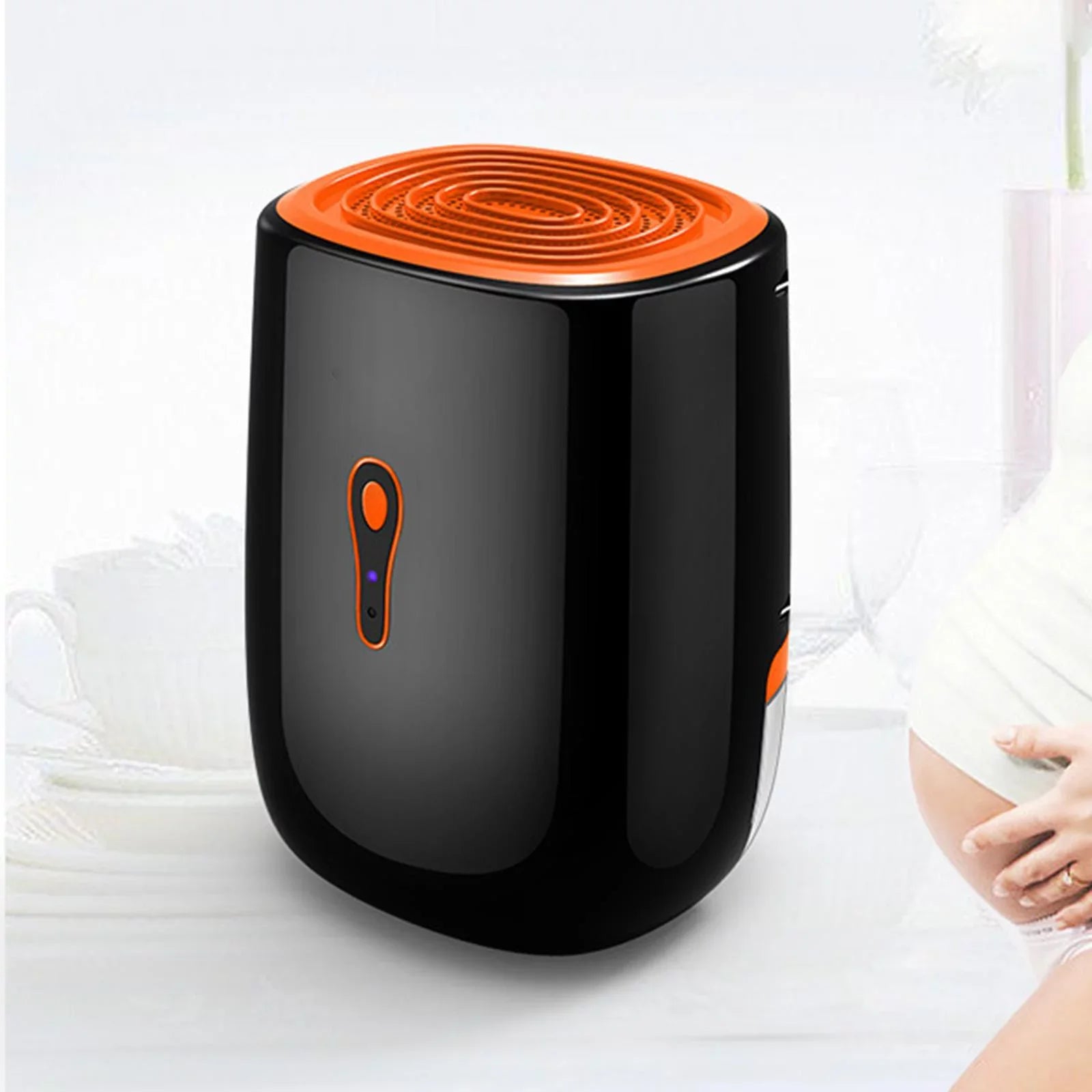 Portable Dehumidifier Air Dryer Sizeilent Compact for Bedroom Basements Kitchen