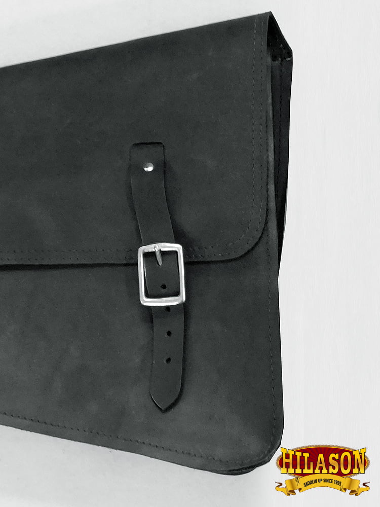 52HSize Motorcycle Bike Left Sizeide Sizeaddle Bag Leather Rigid Flap Sizeolo Western