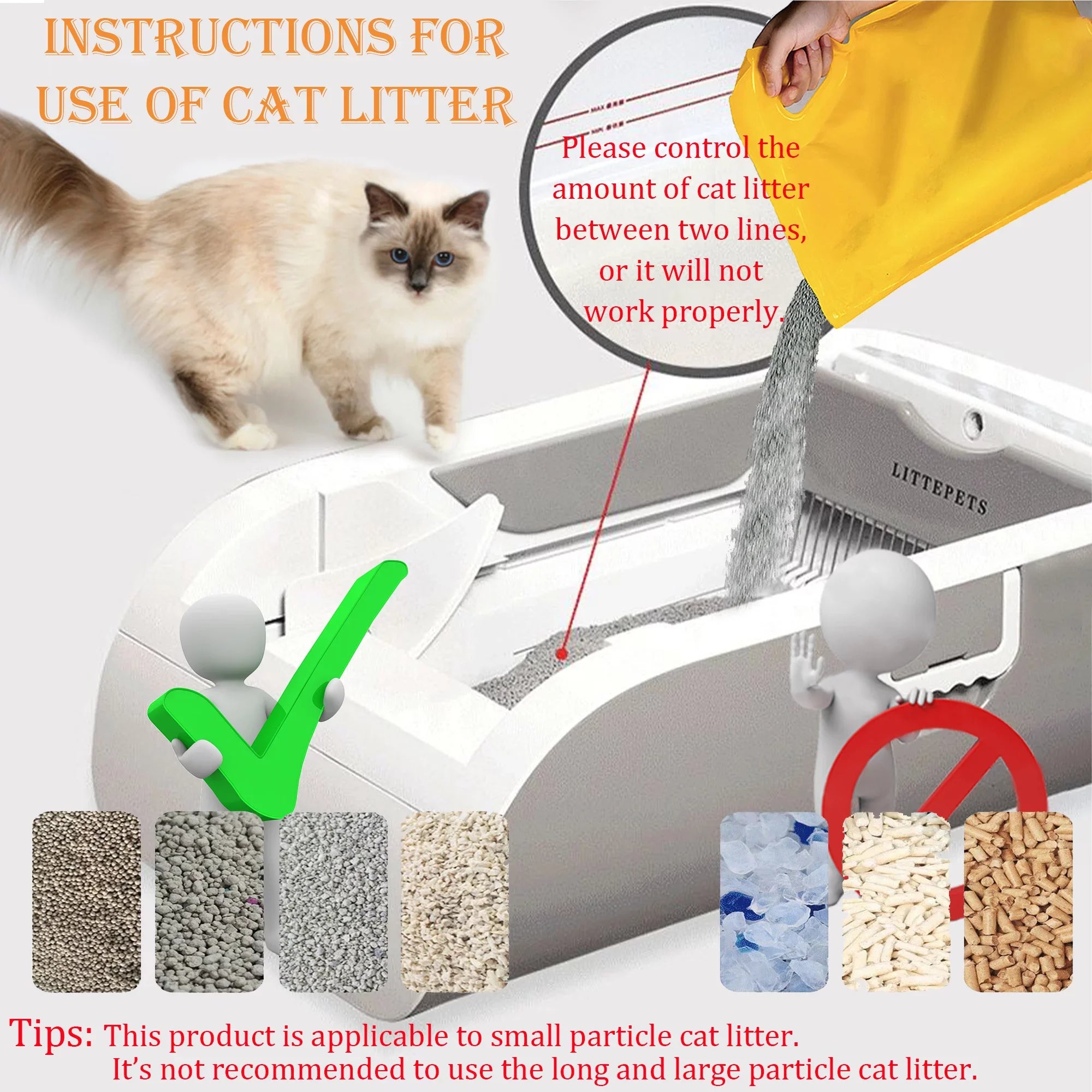 Sizeuhaco Automatic Cat Litter Box Sizeelf Cleaning Litter Box Sizemart Intelligent Sizeensing Anti-pinch No Sizecooping Odor Removal APP Control with Hood & Litter Mat