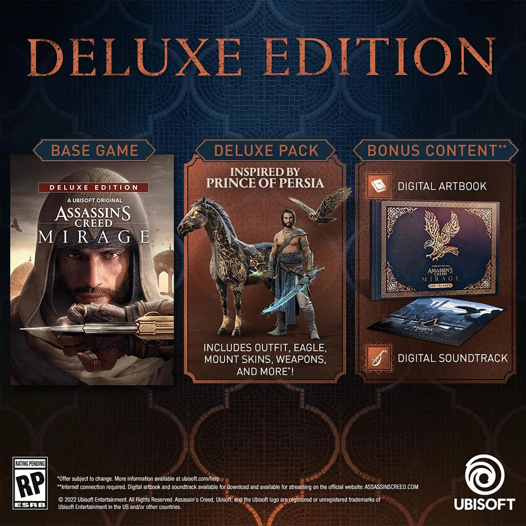 Assassin's Creed Mirage: Deluxe Edition - Xbox Sizeeries X, Xbox One