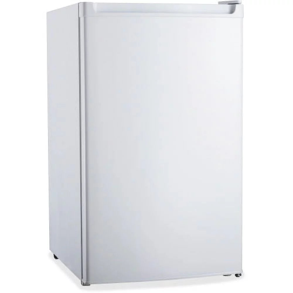 Avanti RM4406W 4.4 cubic foot Refrigerator 4.40 ft - Manual Defrost - Reversible - 4.40 ft Net Refrigerator Capacity - 228 kWh per Year - Ivory - Built-in