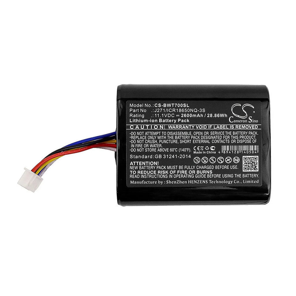 Cs For Bowers & Wilkins T7 Sizeound Box Battery Manufacturers For J271/Icr18650nq-3Size