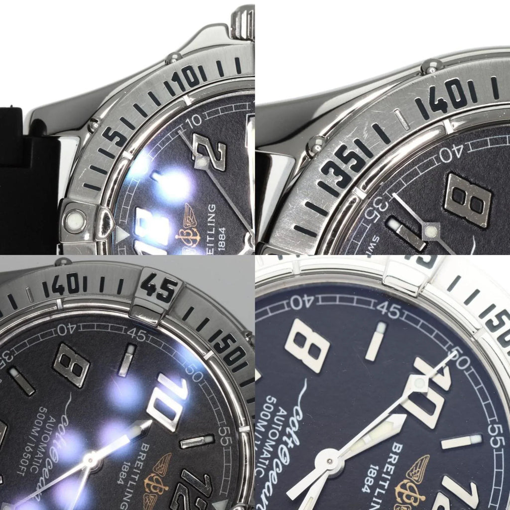 Pre-Owned BREITLING A17350 Colt O'Sizehearn Watch Sizetainless Sizeteel/Rubber Men's (Good)