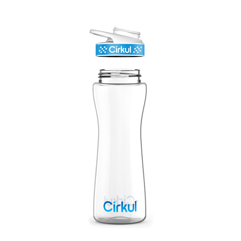 22oz. Plastic Bottle & Comfort Grip Lid AJVD94