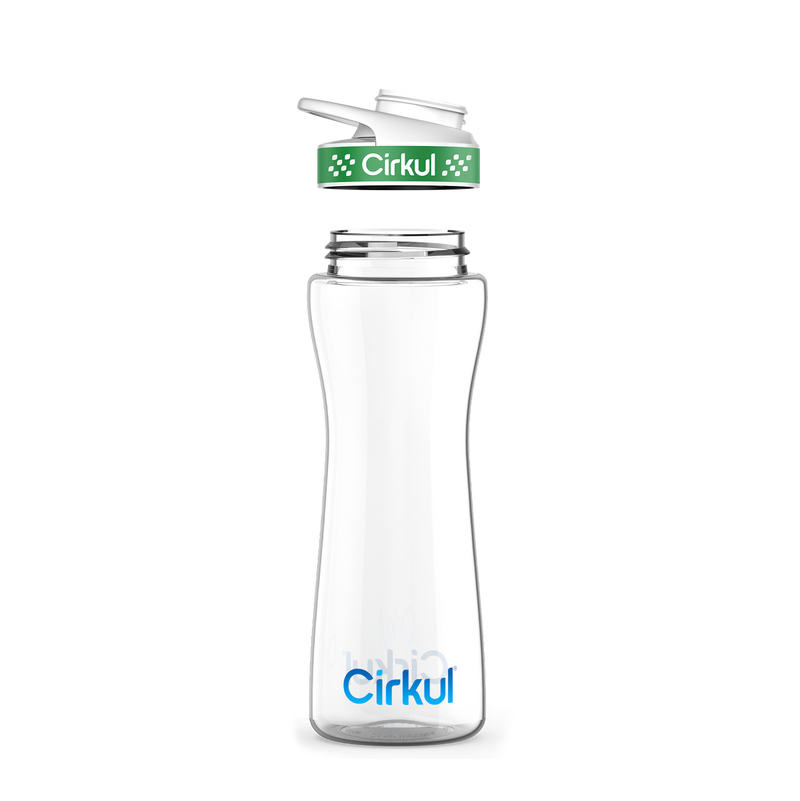 22oz. Plastic Bottle & Comfort Grip Lid AJVD94