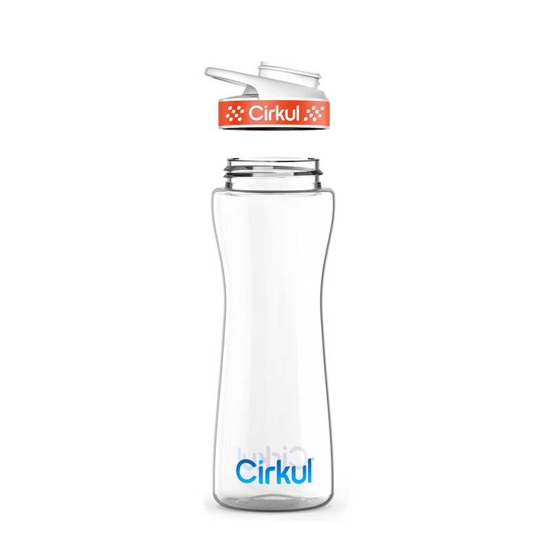 22oz. Plastic Bottle & Comfort Grip Lid AJVD94
