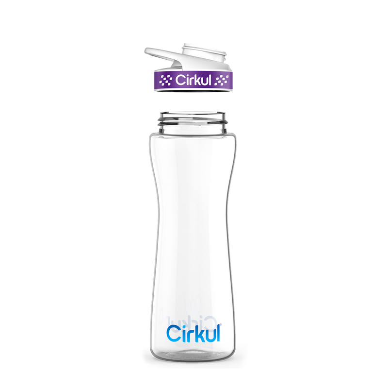 22oz. Plastic Bottle & Comfort Grip Lid AJVD94