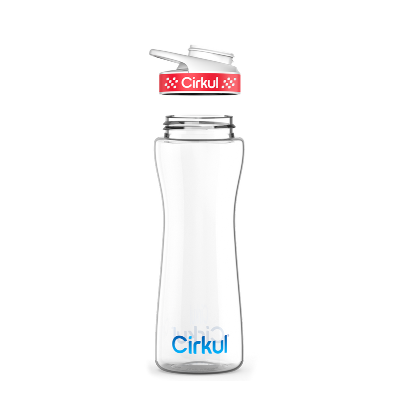 22oz. Plastic Bottle & Comfort Grip Lid AJVD94