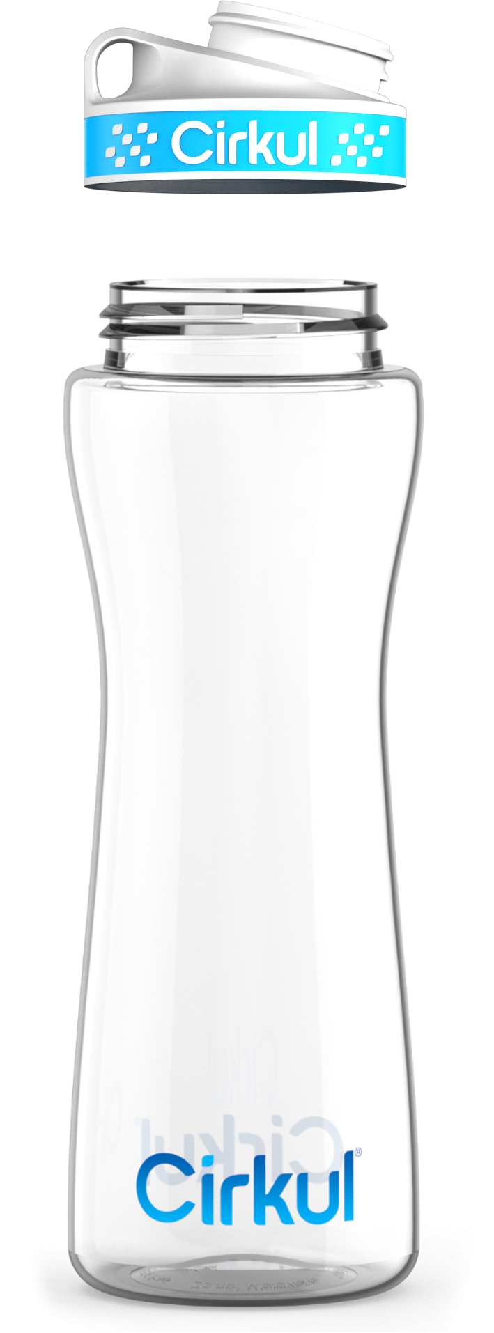 Custom 22oz. Plastic Bottle & Comfort Grip Lid NG80W6