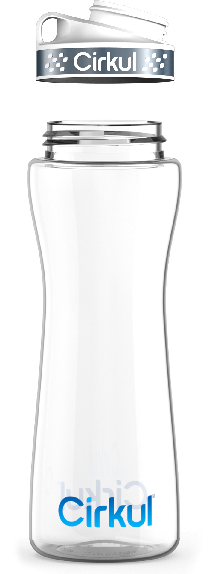 Custom 22oz. Plastic Bottle & Comfort Grip Lid NG80W6