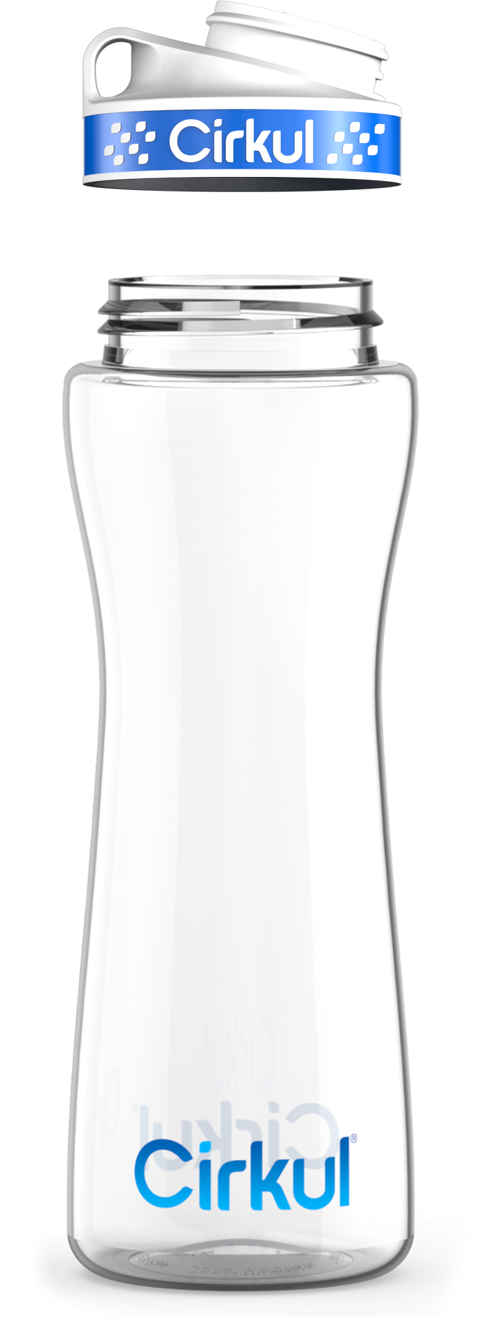 Custom 22oz. Plastic Bottle & Comfort Grip Lid NG80W6